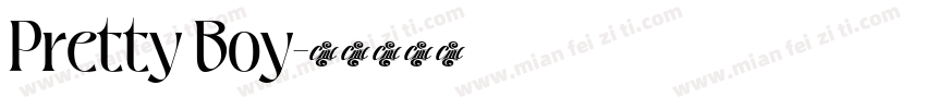 Pretty Boy字体转换